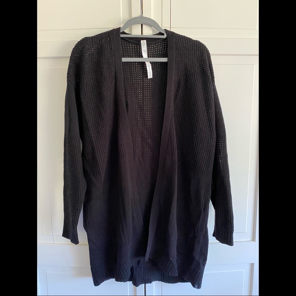 Lululemon open cardigan sweater - Black size XS/S